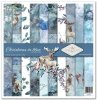 Scrapbooking papers SLS-019 ''Christmas in blue''---- DISCOUNTED PRODUCT